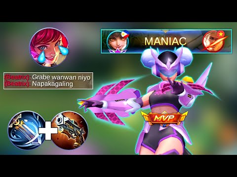 HOW TO DEAL WITH META BEATRIX ON GOLD LANE | GLOBAL WANWAN BEST BUILD & ROTATION | MLBB