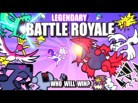 Legendary & Mythical Pokemon Battle Royale ANIMATED 🌍 Collab With @Lockstin & Gnoggin