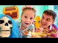 Nastya e pai desafio misterioso em casa Nastya e pai desafio misterioso em casa