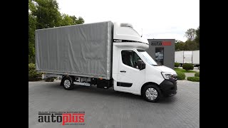 Renault MASTER PLANDEKA 10 PALET WEBASTO TEMPOMAT LEDY PNEUMATYKA KLIMAT tilt truck < 3.5t | Image 4 - Autoline