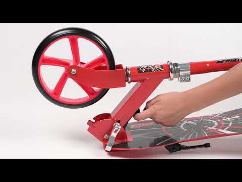 Video de Monopatín Plegable 2 ruedas Lexton Rojo