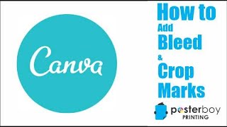 Add bleed and crop marks in Canva