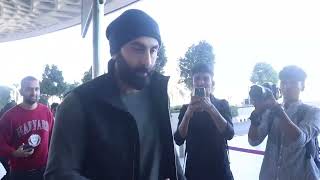 Ranbir Kapoor And Sonu Nigam spotted at airport departure