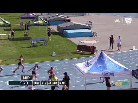 GIRLS U13 4X200M HEAT 1 - 2017 SUBWAY STATE RELAY CHAMPIONSHIPS // LAVicTV