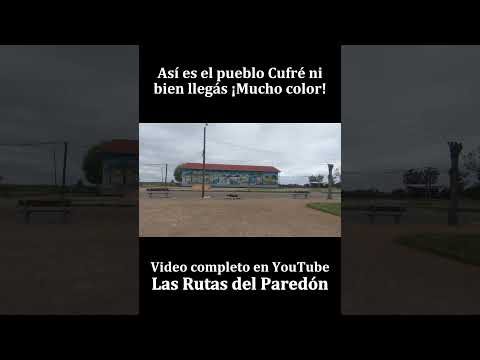 Asi es el pueblo Cufré ni bien llegas (Colonia, Uruguay)