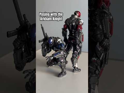 Posing with the Amazing Yamaguchi Arkham Knight #arkhamknight #actionfigure #batman #redhood