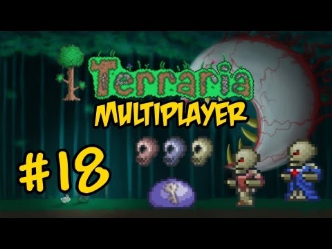 Terraria Multiplayer Ep.18-DUNGEON ENEMIES!