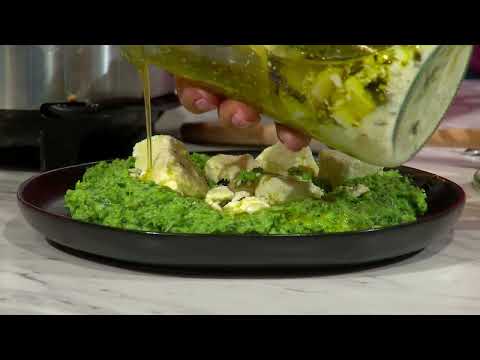 Sharon Peddie Makes a Spring Pea Mezze Spread with Lemon & Herb Marinated Feta