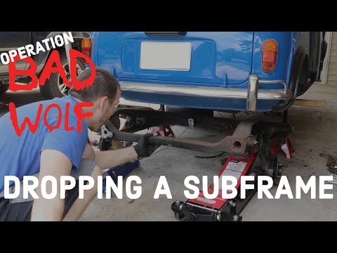 Operation Bad Wolf - How to Drop a Mini Rear Subframe  [Ep. 10]