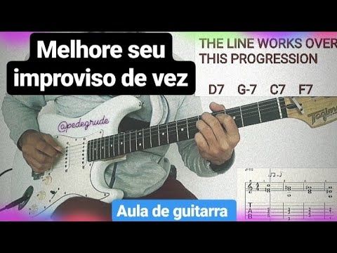 Frases para improviso ( aula de guitarra)