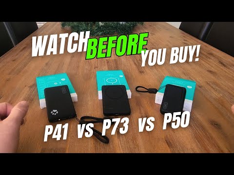 INIU Power banks - P50/P41/P73 - Which one is right for you?