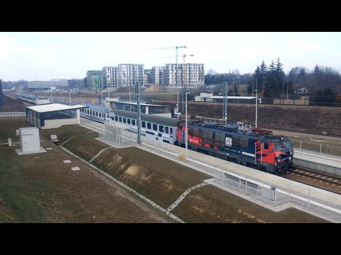 EP09-014 "Bitwa Warszawska 1920" IC Wyspiański 6300 przelot przez Kraków Bronowice 15.01.2021 4K