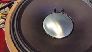 Video thumbnail for JBL K120 Recone complete,  Tribute to Terry Duran, my trainer at JBL. www.UplandLoudspeaker.com by Ken Haerr
