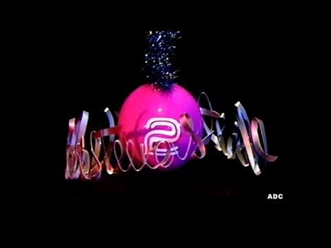 BBC2 trailer & a festive Closedown announcer John Glover 23rd December 1984