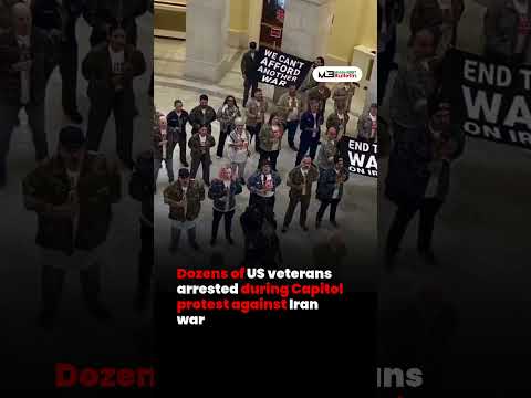 U.S. Veterans Arrested During Capitol Hill Protest Against Iran War