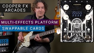 Video thumbnail for Cooper FX Arcades: Cartridge-Based Multi-Effect Pedal by AndyDemos