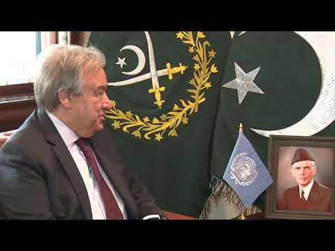 Press Release No 25/2020,UN Secretary General called on COAS at GHQ-17 Feb 2020 (ISPR Official Video