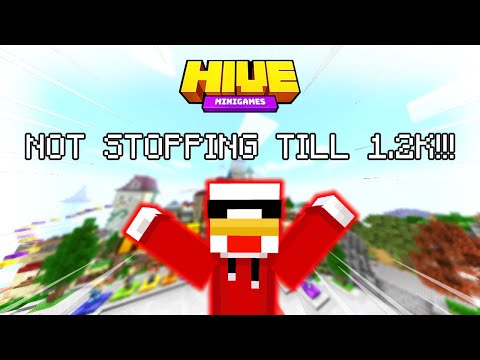 Insane Minecraft Hive With Viewers - MUST HIT 1.2K!