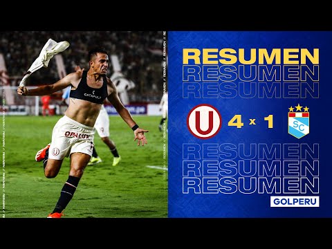 Resumen: Universitario 4-1 Sporting Cristal #TorneoAperturaXGOLPERU