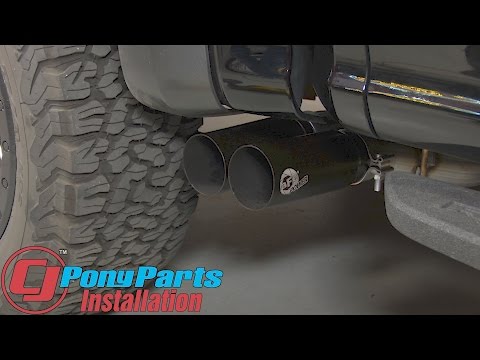 F-150 Raptor aFe Cat-Back Exhaust 3" SS Rebel Dual Side Exit With Black Tips 2017-2020 Installation