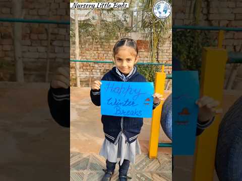 Warm wishes and cool smiles — Happy Winter Break from Adharshila kiddos!❄️⛄️