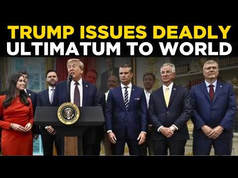 Trump LIVE | Trump’s Deadly Ultimatum Shocks World | Latest News Update | WORLD NEWS LIVE