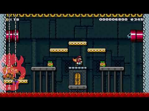 [SDW2] 8-6 Bowser Bastille by TheWotch - Super Mario Maker 2 - No Commentary 1bz