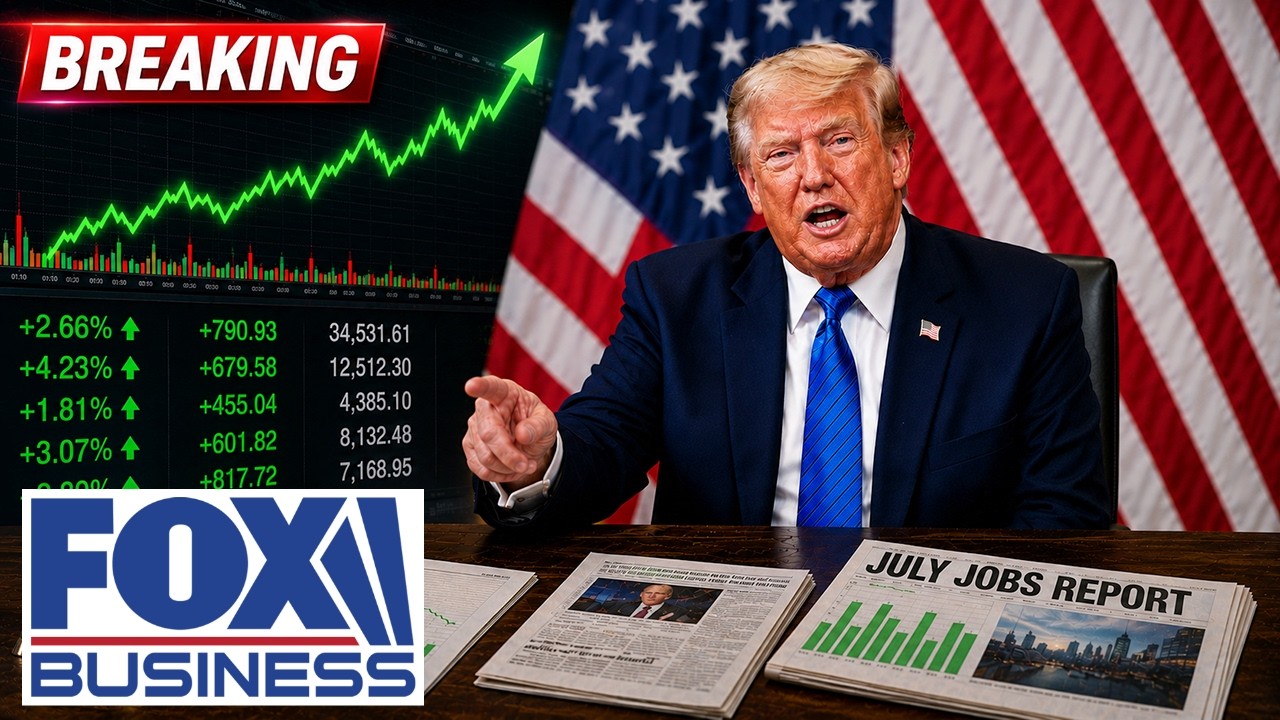 ‘NO REBOUND’: July jobs report DISAPPOINTS, market SOARS