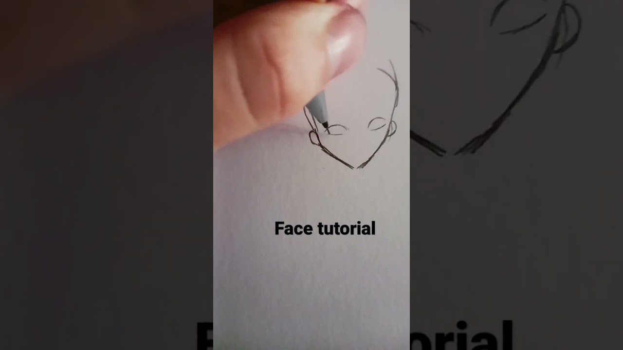 anime face tutorial #viral #tutorial #anime #art