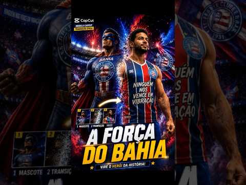 Sua Foto Vira um Mascote Épico do Bahia!