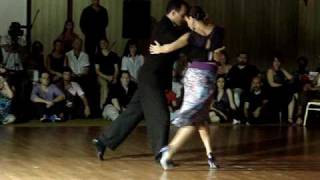 Esteban Moreno and Claudia Codega. Indio manso. Show at Tangon-2010