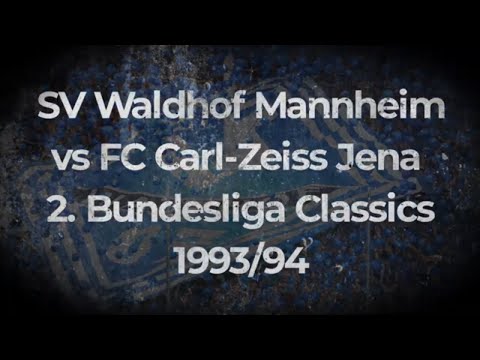 SV Waldhof Mannheim vs FC Carl-Zeiss Jena  2. Bundesliga 1993/94