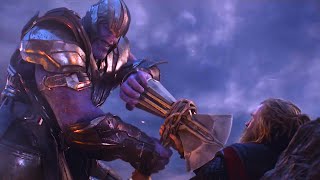 Odin saves Thor  Odin vs Thanos  #Thor #Thanos #Av