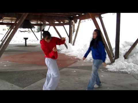 Cynthia & Shanice beginning of fight