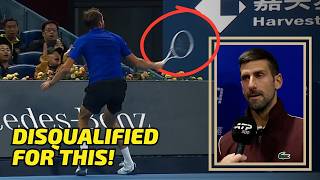 MADNESS As Medvedev Is Disqualified For Hitting A Spectator! | Djokovic Reaches China Open Final