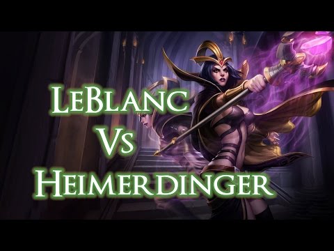 LeBlanc vs Heimerdinger | 15-4-8 | Don't let Le Blanc get fed!!!