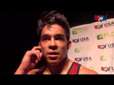 Fredy Stroker (IA), 145 lbs. Junior Nationals freestyle champion