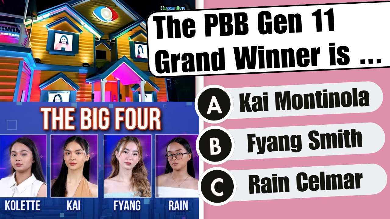 ULTIMATE PBB GEN11 Quiz: Only A Real PBB Fan Can Answer | The Quiz University