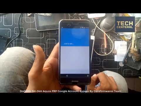 DoCoMo SH-04H Aquos FRP Google Account Bypass