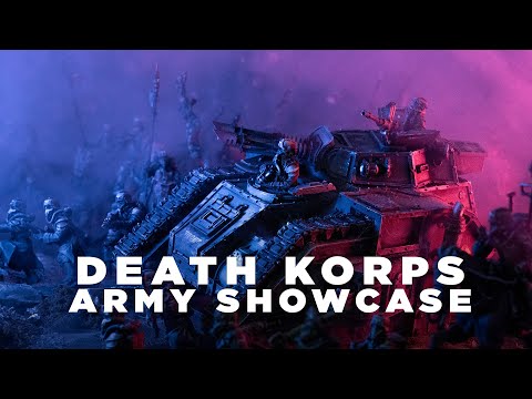 Warhammer 40k tabletop miniatures: Death Korps of Krieg army showcase (tribute to Krieg)