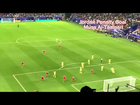 Mousa Al-Taamari Penalty Goal - AFC Asian Cup 2023 Group E : Malaysia vs Jordan 0-4