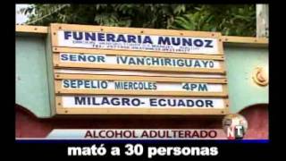 No-ticias ecuavisa- Ñaño toma agua, deja la bebida