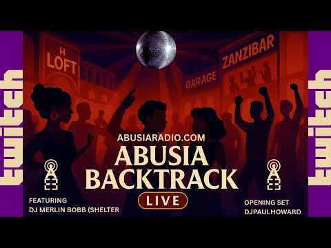 🎧 Abusia Backtrack Live – A House Music History ExperienceFeaturing: DJ Merlin Bobb & DJ Paul Howard