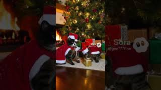 クリスマス準備 #生成ai #cat #猫 #shorts