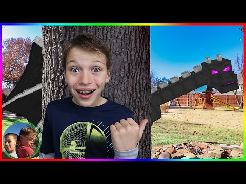 Ender Dragon Escapes Minecraft In Real Life!
