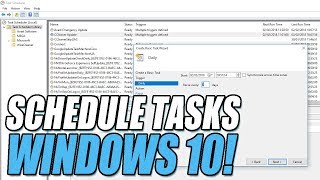 How To Use Task Scheduler On Windows10 | Auto Start Programs or Scripts