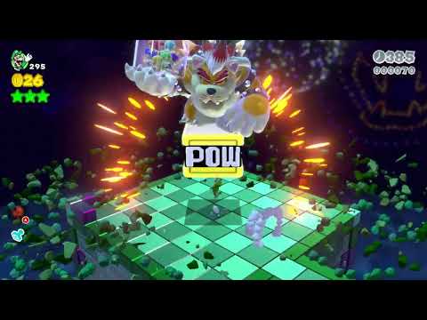 Super Mario 3D World (Switch) 8-Castle Speedrun - Time: 129 (Former WR)