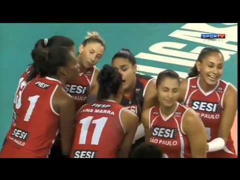 SESI-SP x Banana Boat/Praia Clube - QF3 - Superliga Feminina 2013/2014