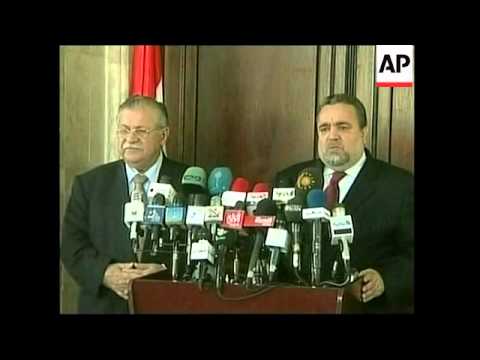 Sunni Arabs and Shiites rally against constitution, Talabani comment