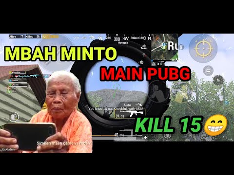 MBAH MINTO MAIN PUBG TURUN POCINKI AUTO RATA 😆😁😁😁